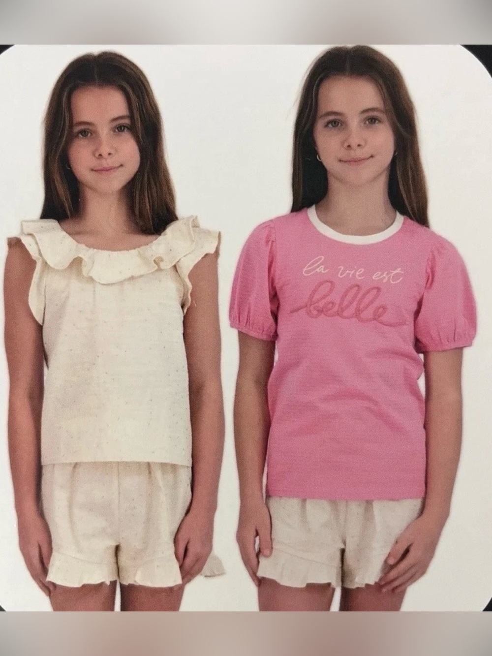French Connection Pink and Cream Girls 3-Piece Set